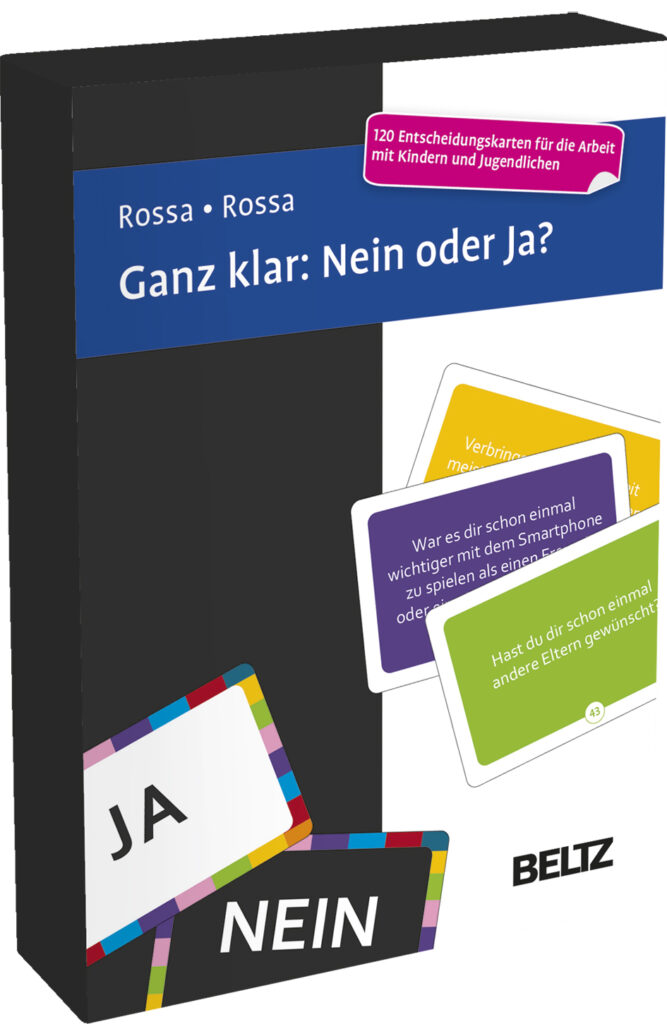 Ganz klar: Nein oder Ja? – 120 Entscheidungskarten für die Arbeit mit Kindern und Jugenlichen, von Robert Rossa und Julia Rossa