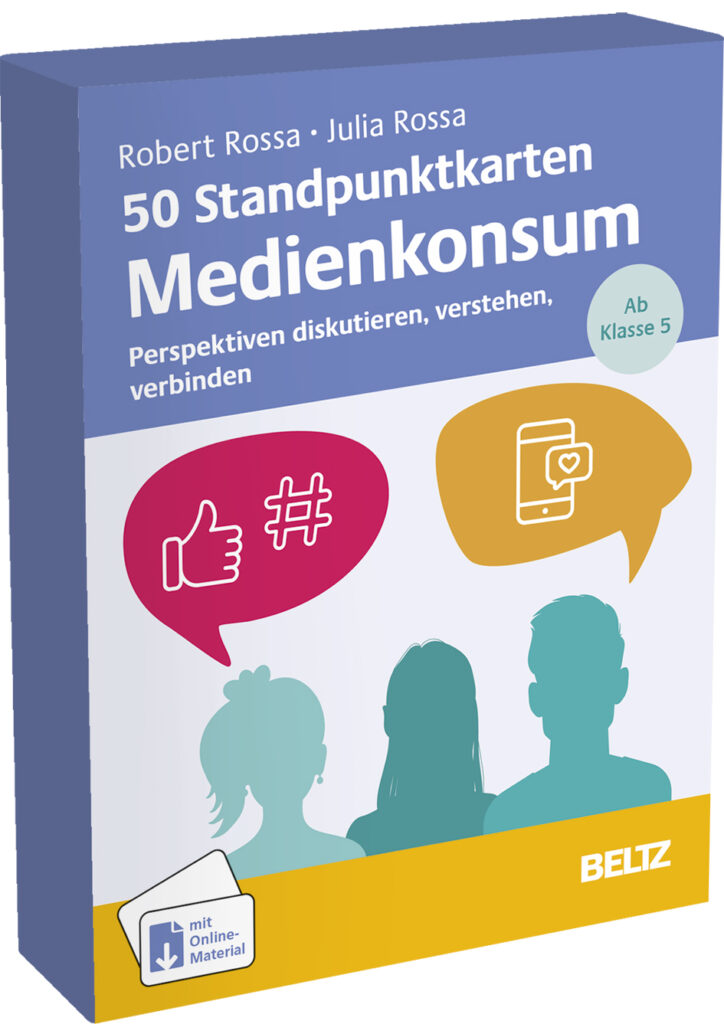 50 Standpunktkarten Medienkonsum, von Robert Rossa und Julia Rossa